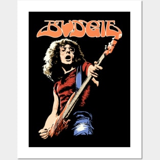 Budgie Band Burke Shelley Guitar Posters and Art